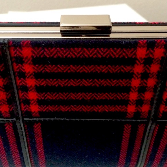 📌NEW! Wool Plaid I.N.C Handbag - Picture 2 of 4